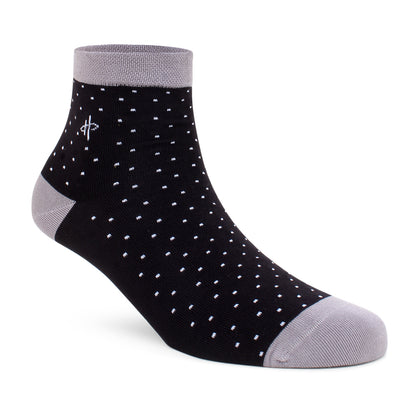 Classical Grey Black Ankle Socks