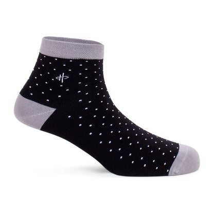 Classical Grey Black Ankle Socks