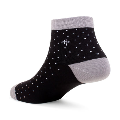 Classical Grey Black Ankle Socks