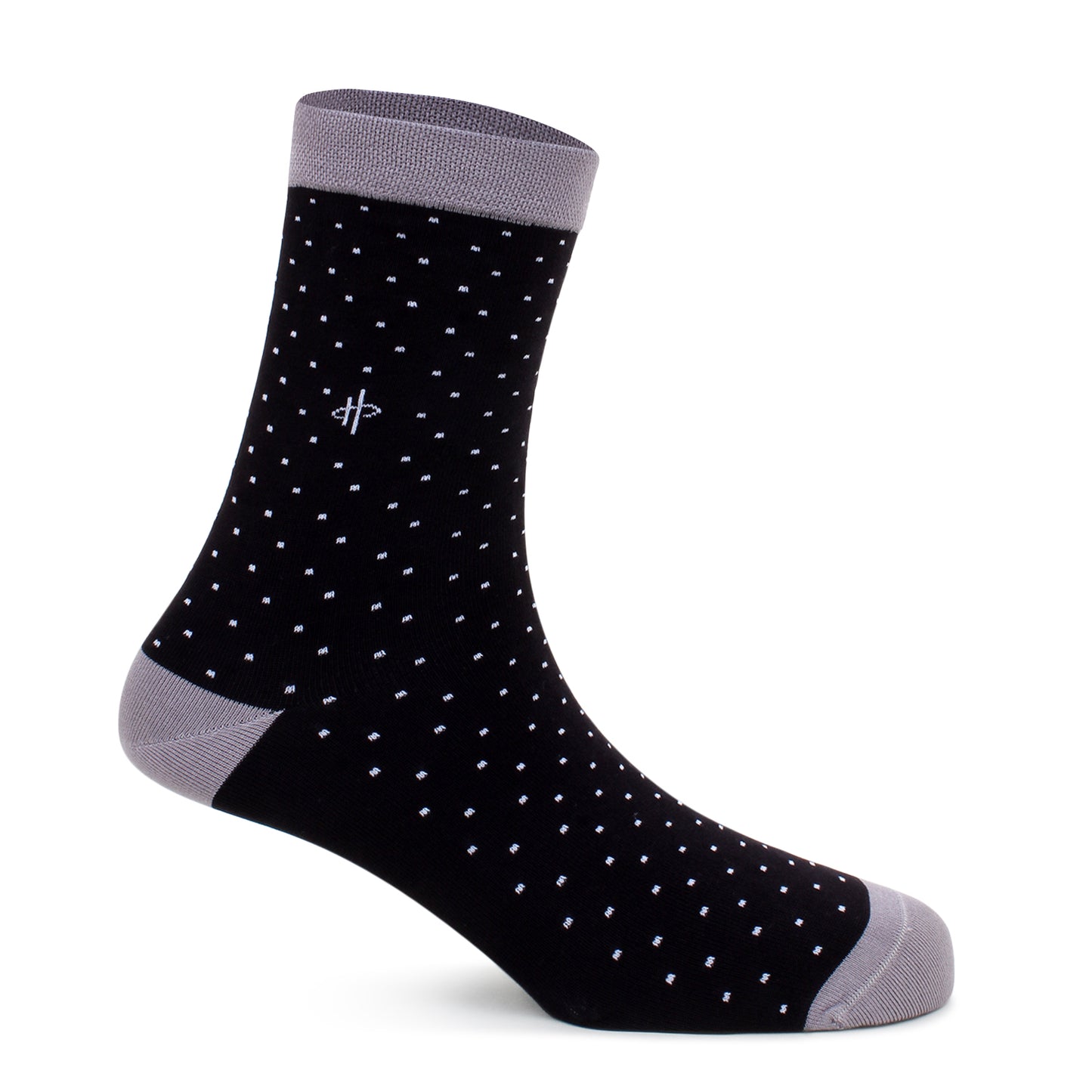 Classical Grey Black Crew Socks