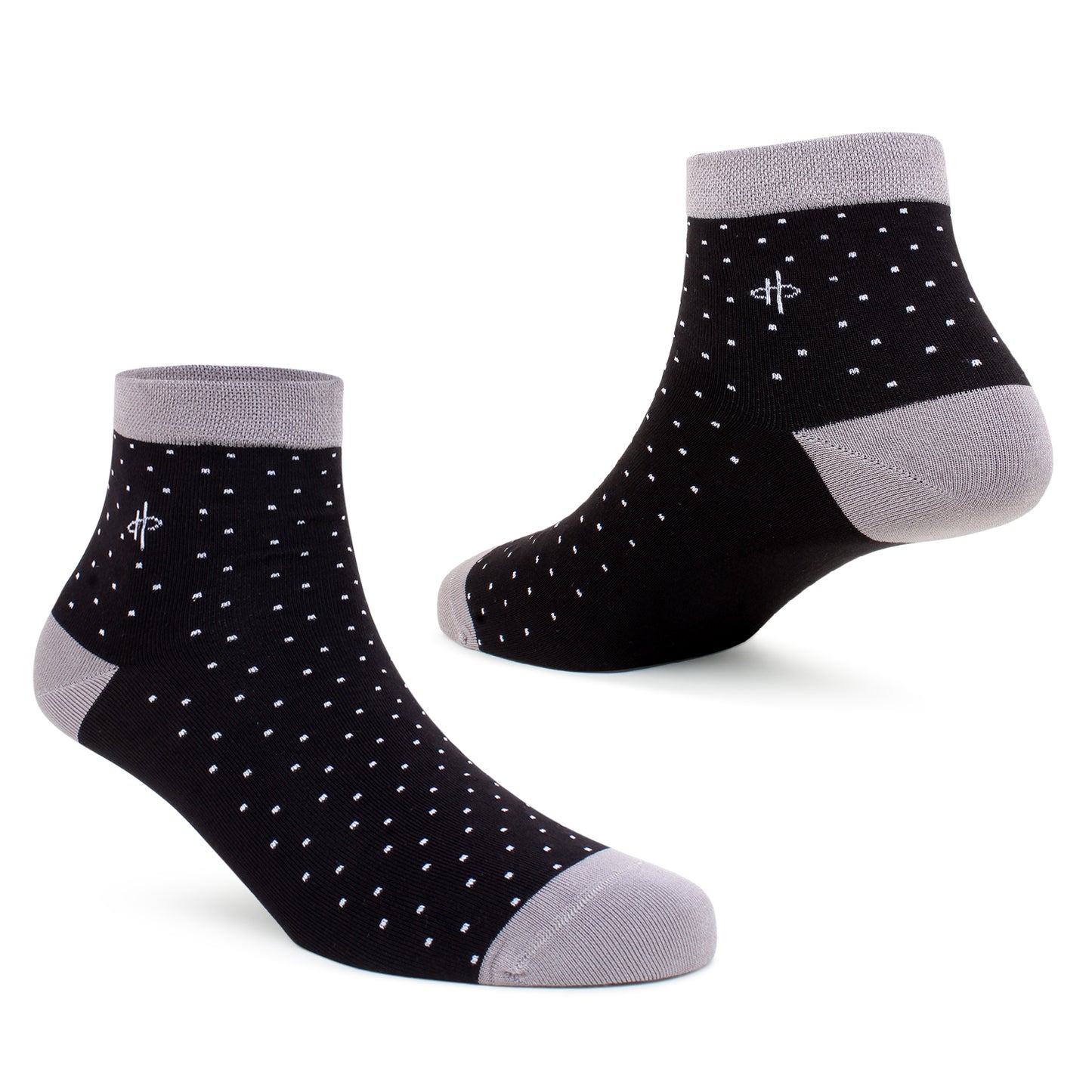 Classical Grey Black Ankle Socks