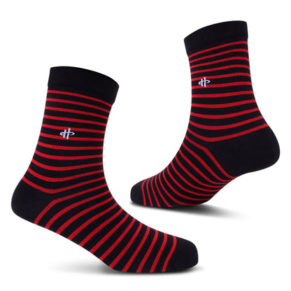 Premium Classical Maroon Crew Socks