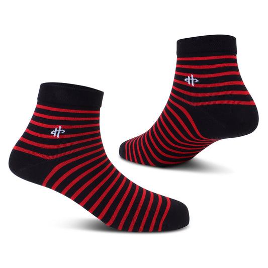 Premium Classical Maroon Ankle Socks