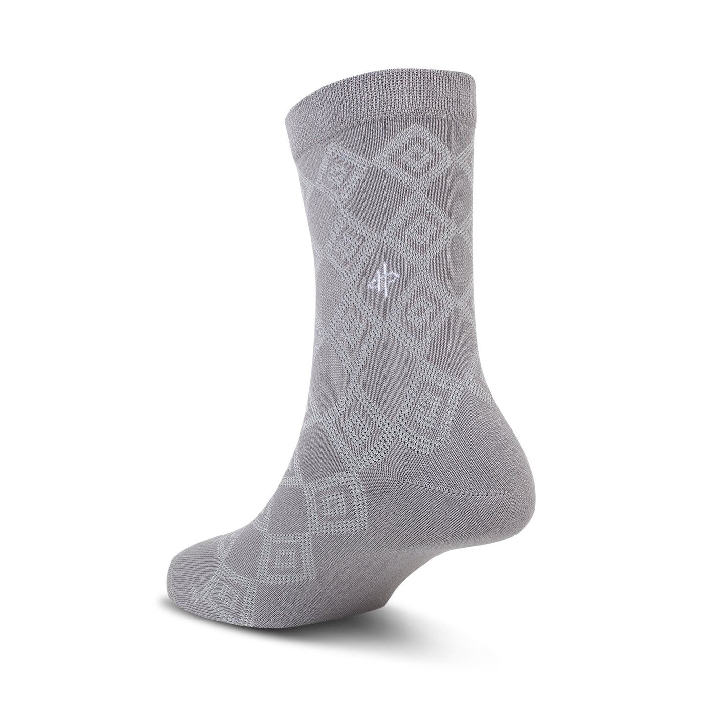 White Rectangle Pattern Socks